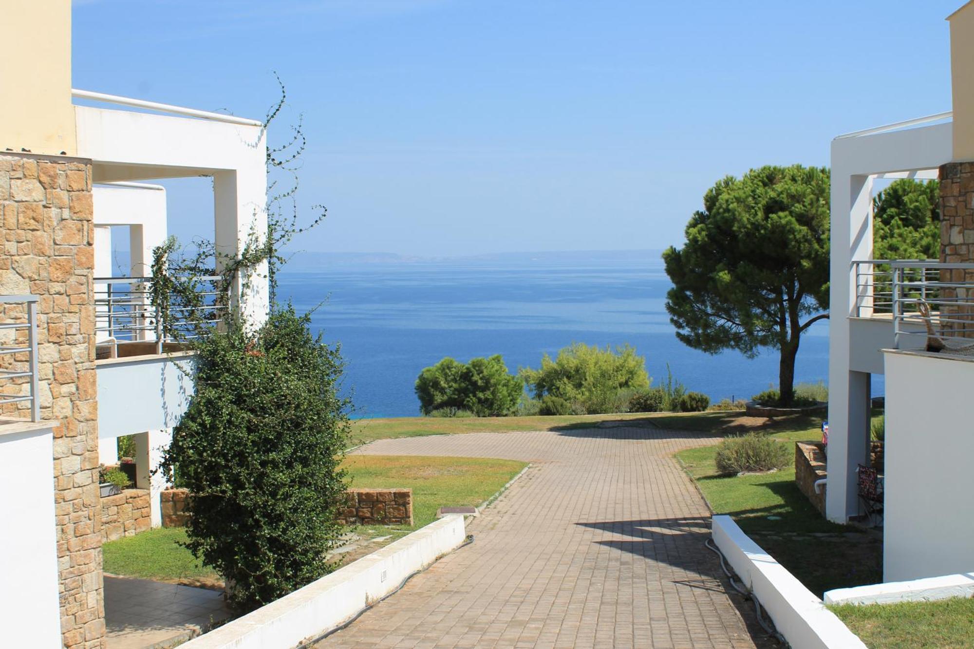 Вилла The House Of Blue Афитос Экстерьер фото
