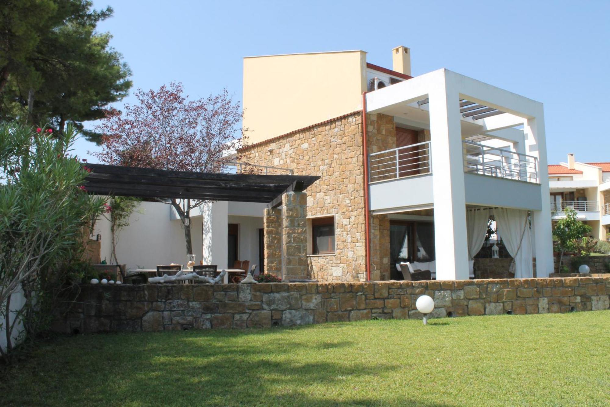 Вилла The House Of Blue Афитос Экстерьер фото